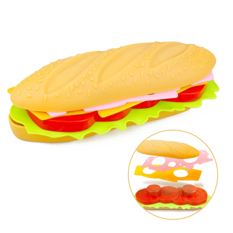 Play Food Sets Burger Fries Toys