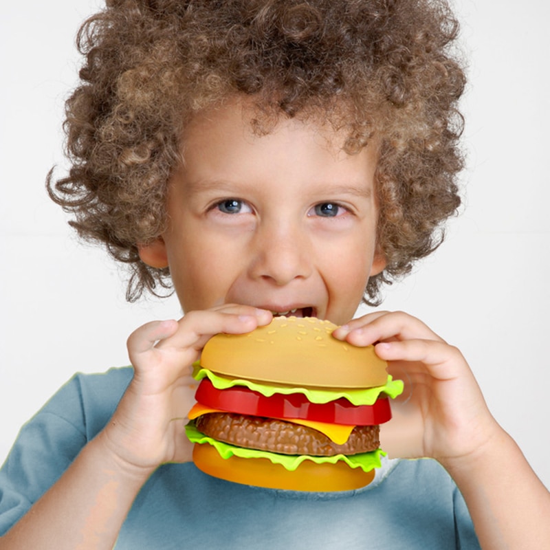Play Food Sets Burger Fries Toys