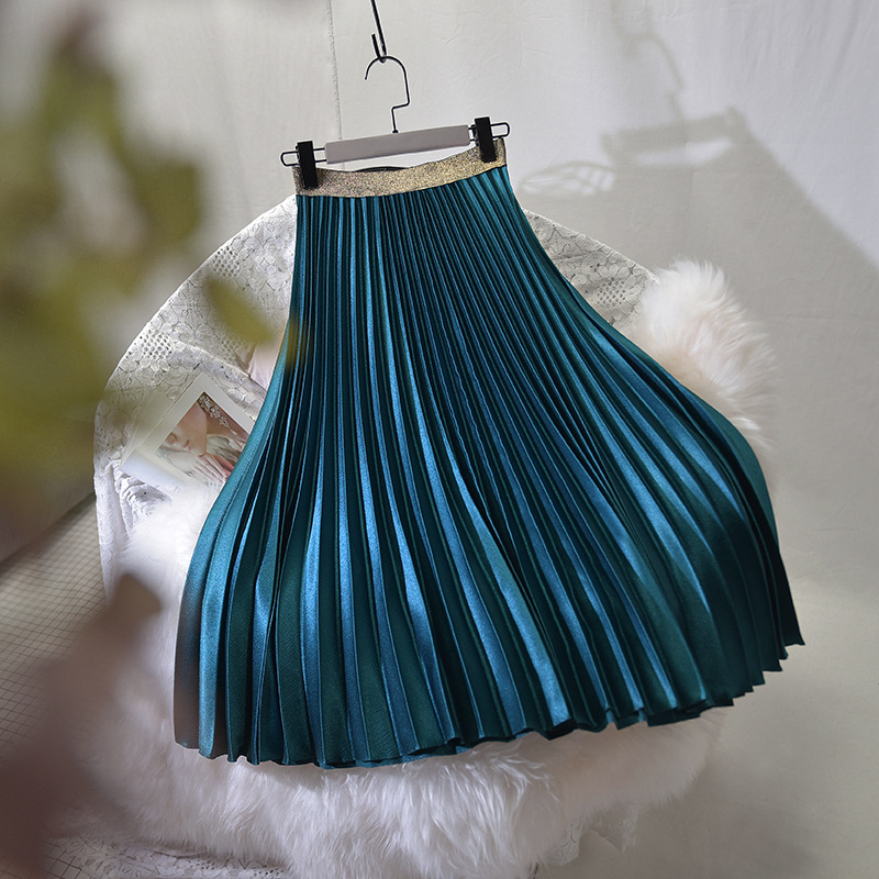 Pleated Midi Skirt High Waist Skirt Pleated Midi Skirt High Waist Skirt