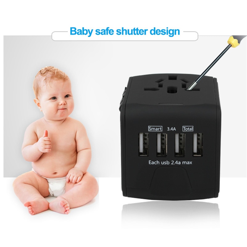 Plug Adapter Universal Travel Outlet Plug Adapter Universal Travel Outlet