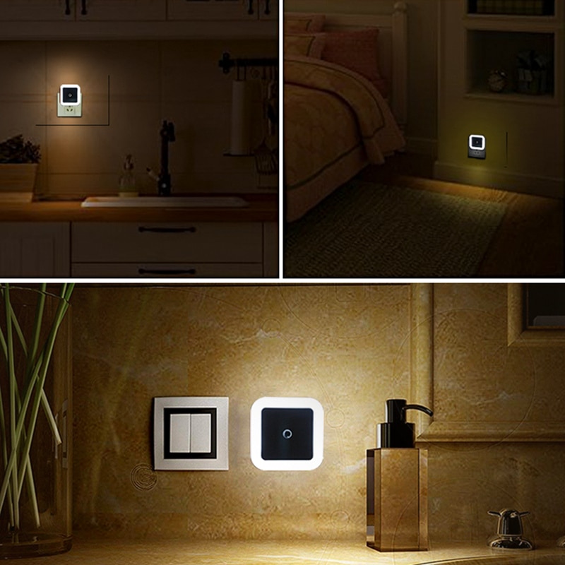 Plug Night Light Sensor LED