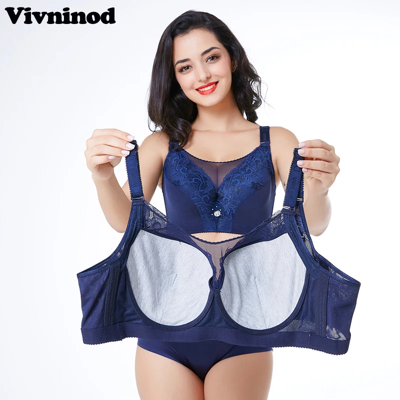 Plus Size Big Size Bras for Women D E F G Cup Bra 115F 120G Bra Push Up Large Bras Female ull Cup Big Size Bras for
