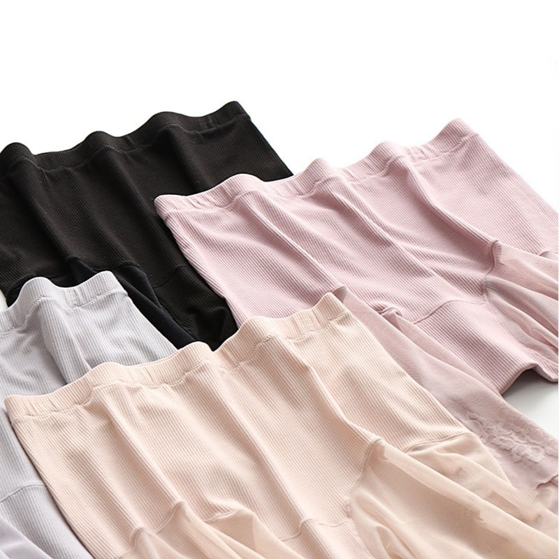 Plus Size Shorts Under Skirt Sexy Lace Anti Chafing Thigh Safety Shorts Ladies Pants Underwear Large Size Safety Pants