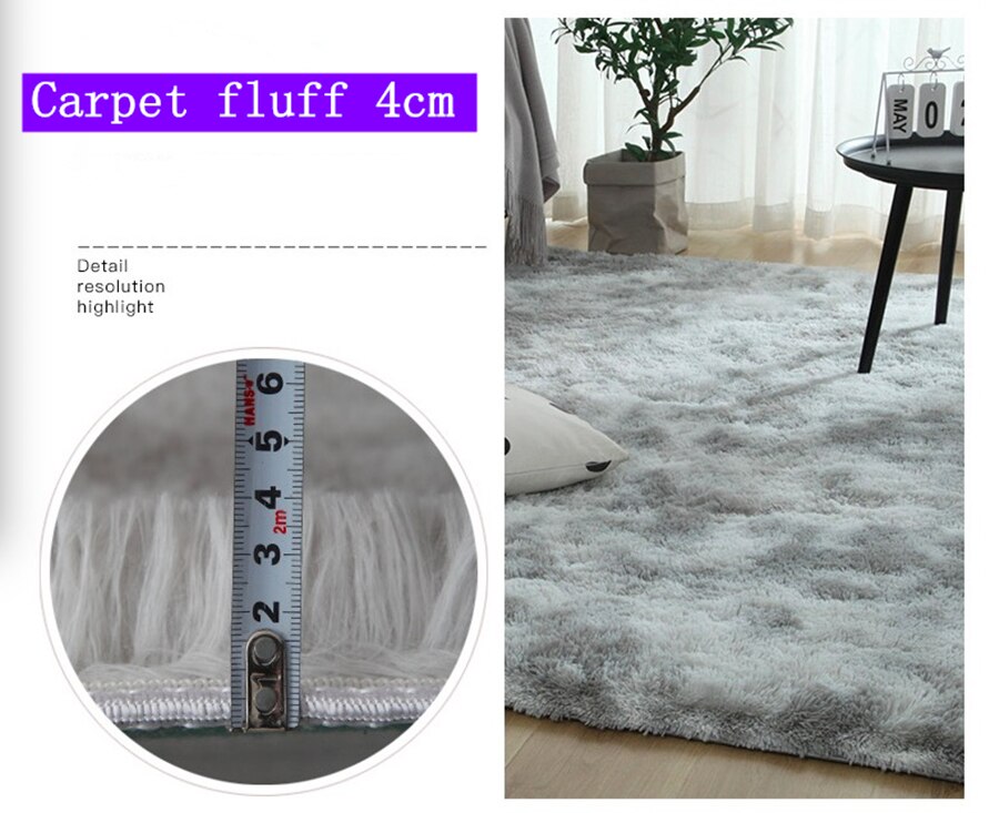 Plush Area Rug Nonslip Carpet