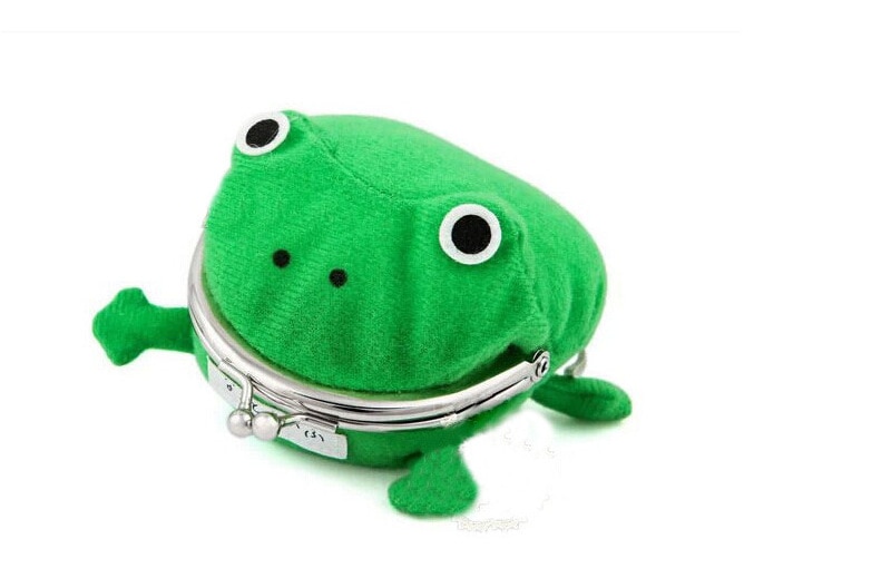 Plush Cartoon Frog Coin Purse