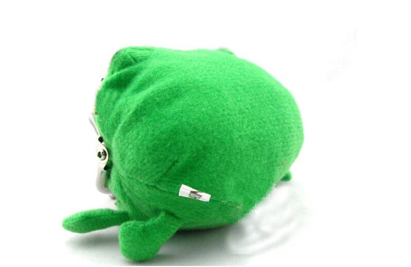 Plush Cartoon Frog Coin Purse