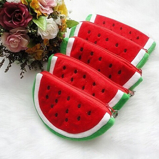 Plush Coin Purse Watermelon Wallet Plush Coin Purse Watermelon Wallet