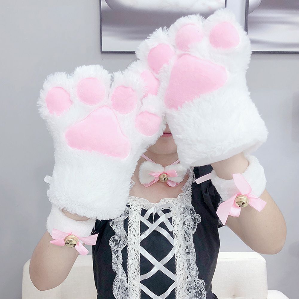 Plush Cosplay Cat Paw Mitten