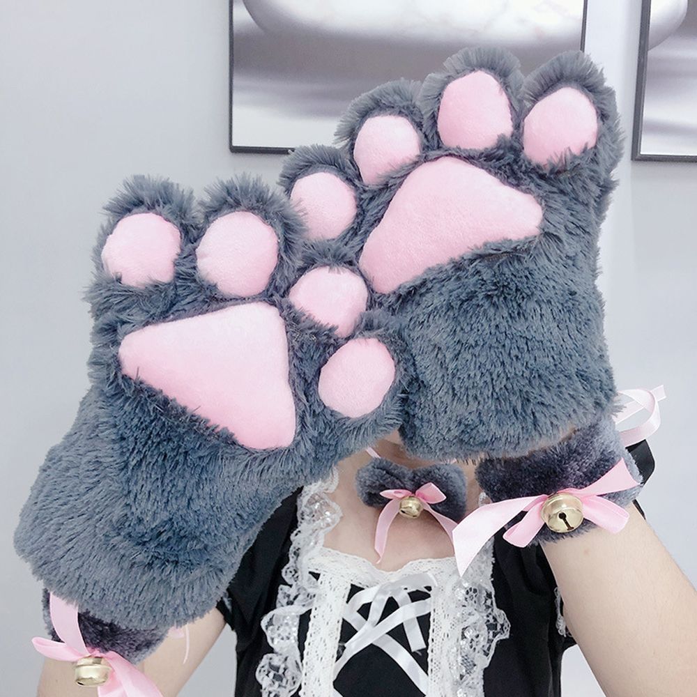 Plush Cosplay Cat Paw Mitten