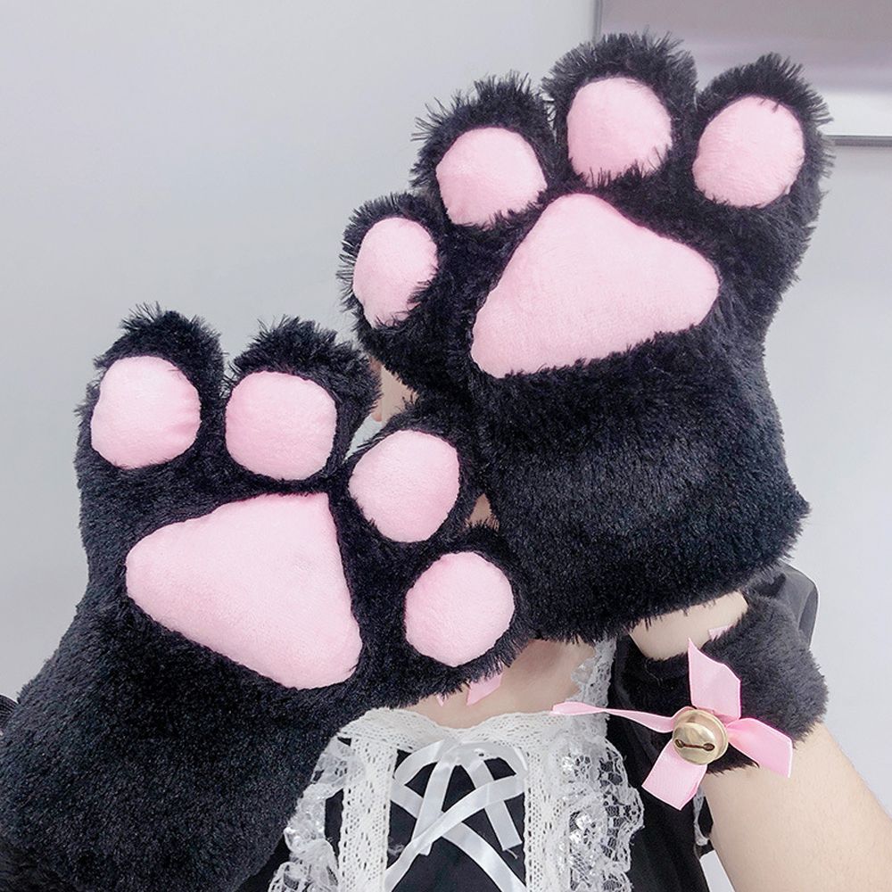 Plush Cosplay Cat Paw Mitten
