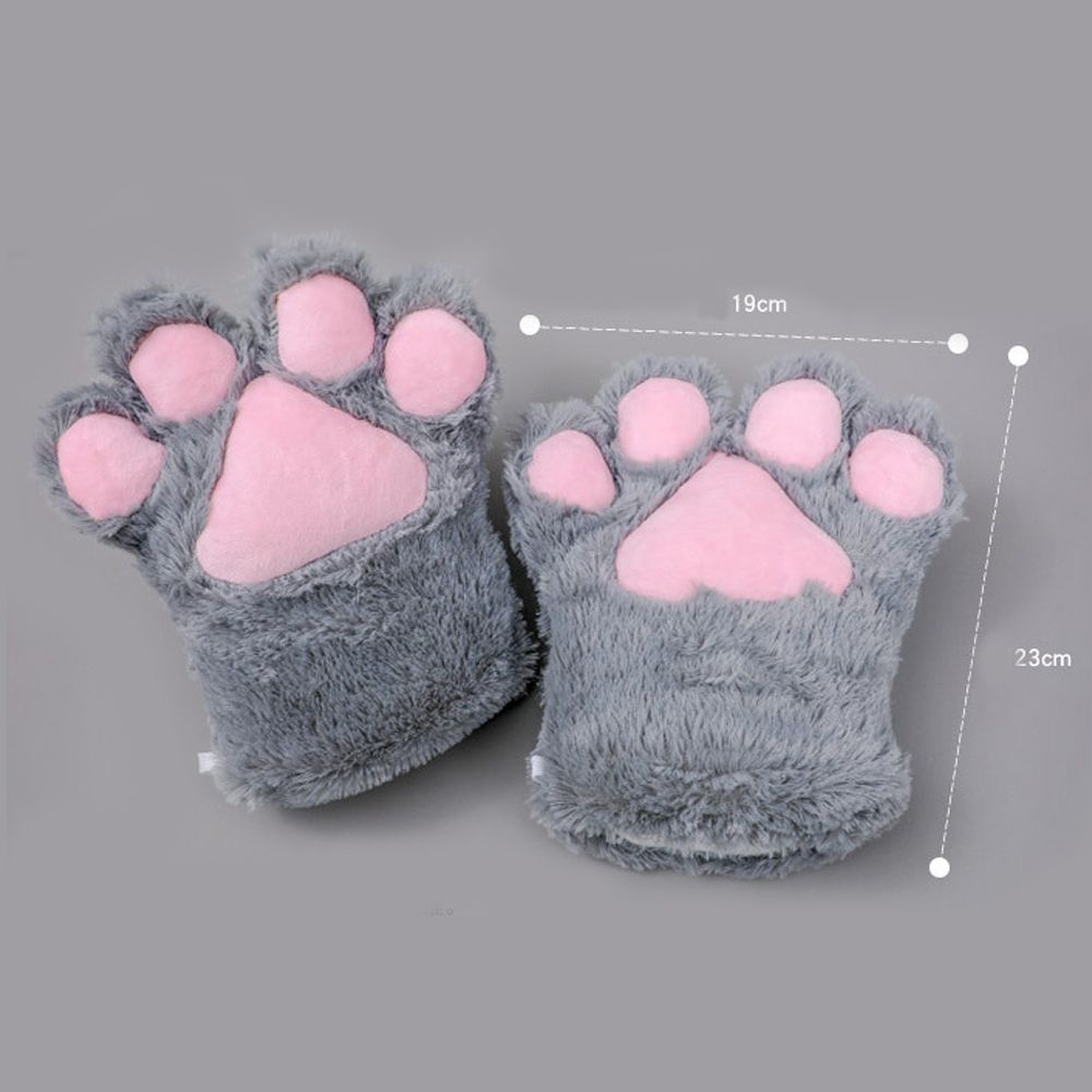 Plush Cosplay Cat Paw Mitten