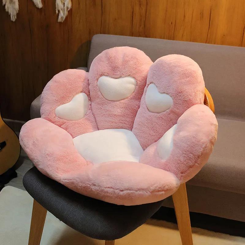 Plush Cotton Cat Paw Cushion