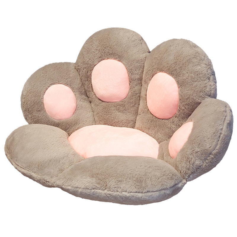 Plush Cotton Cat Paw Cushion