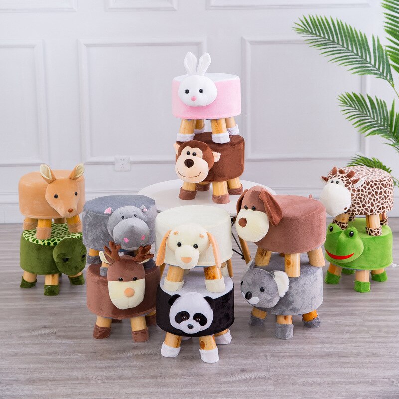Plush Cover Stool Kids Animal Chair Plush Cover Stool Kids Animal Chair