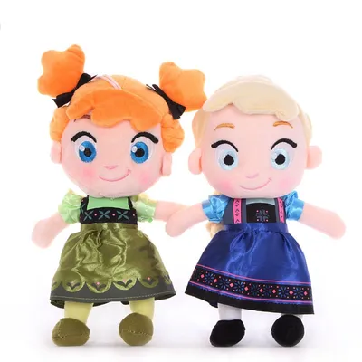 Plush Doll Cartoon Elsa and Anna Plush Doll Cartoon Elsa and Anna
