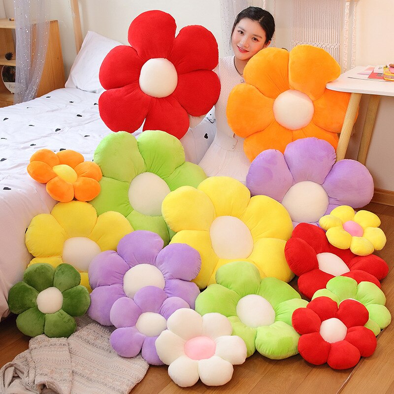 Plush Flower Pillow Decor Cushion Plush Flower Pillow Decor Cushion