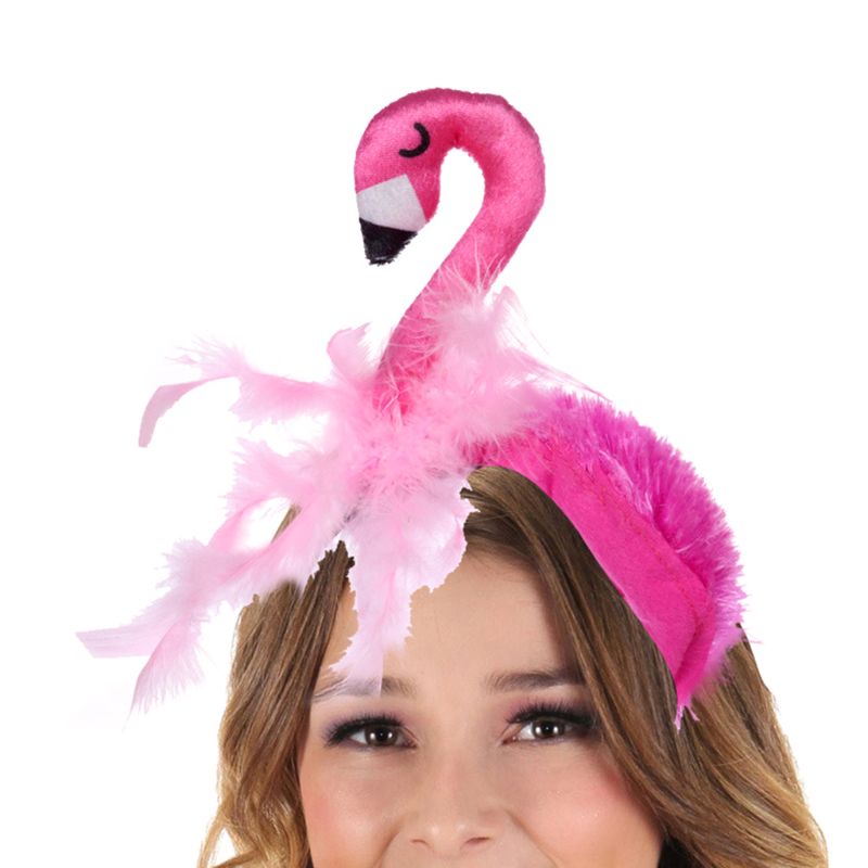 Plush Funny Flamingo Headband
