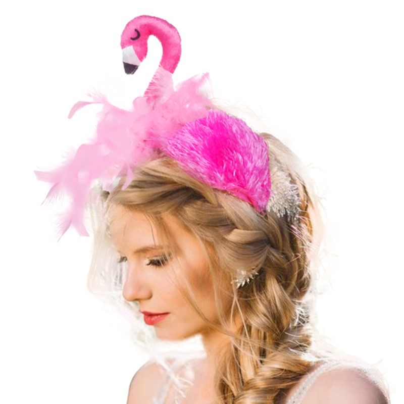 Plush Funny Flamingo Headband Plush Funny Flamingo Headband