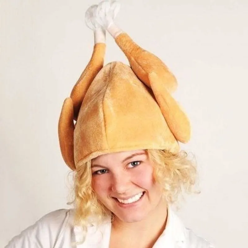Plush Party Turkey Thanksgiving Hat