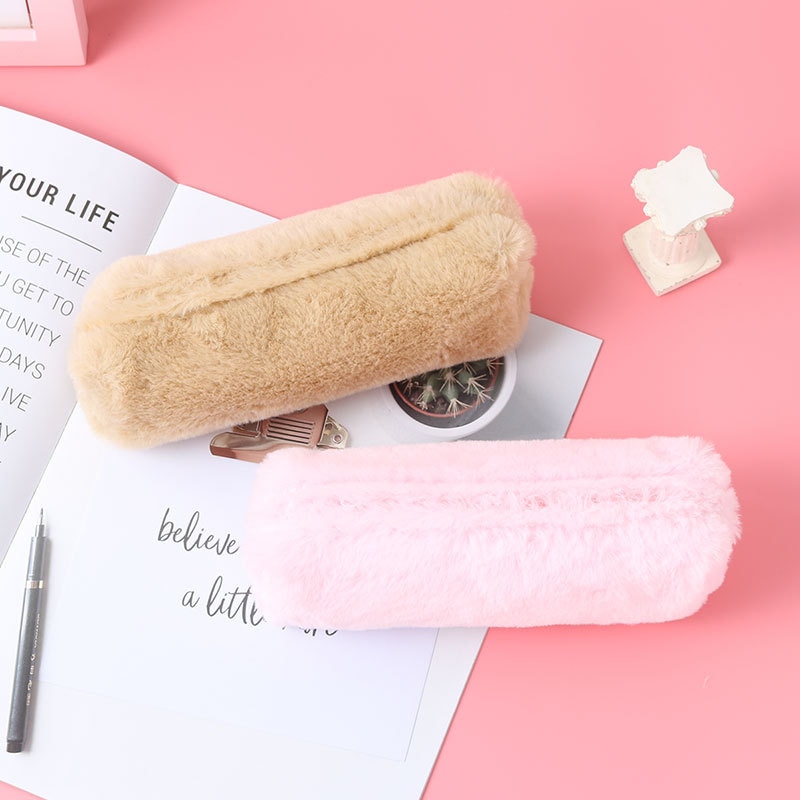 Plush Pencil Case Stationery Pouch