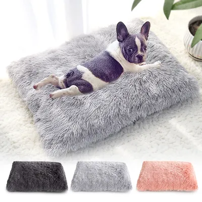 Plush Pet Bed Cushion Bed Plush Pet Bed Cushion Bed