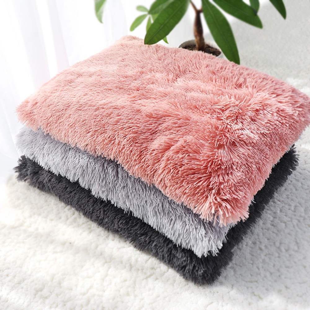Plush Pet Bed Cushion Bed Plush Pet Bed Cushion Bed
