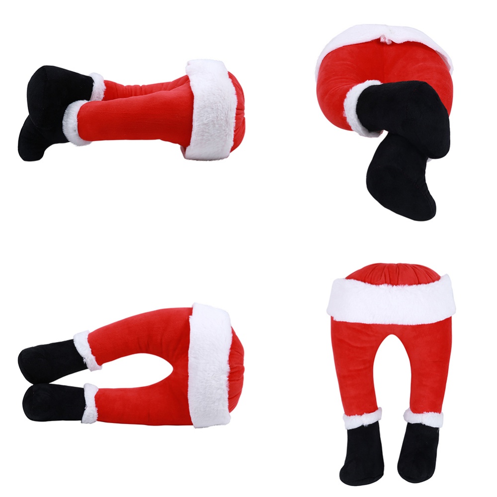 Plush Santa Legs for Christmas Tree Plush Santa Legs for Christmas Tree