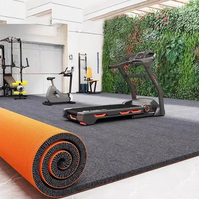 Plush Shockproof Carpet for Gaming Chairs Bedroom Decoration Anti-Slip Running Noise Reduction Gym Floor Mats Protector