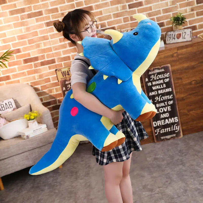 Plush Soft Triceratops Plush Toy Dinosaur Doll Stuffed Toy