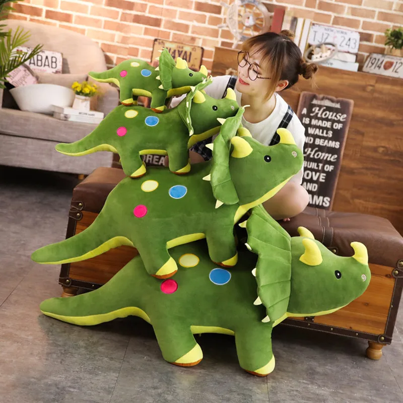 Plush Soft Triceratops Plush Toy Dinosaur Doll Stuffed Toy