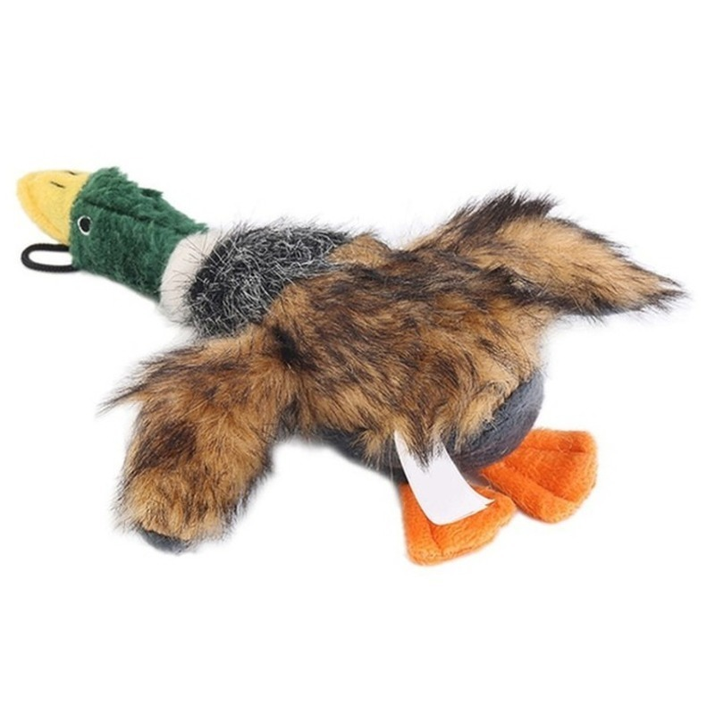 Plush Squeaking Duck Dog Toy Plush Squeaking Duck Dog Toy