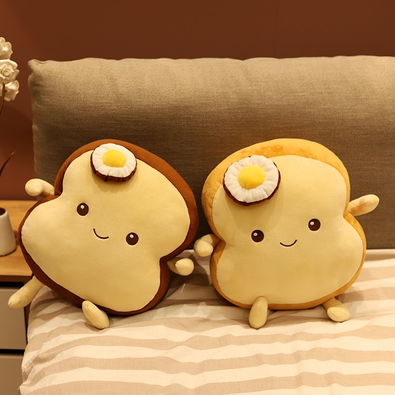 Plush Toast Pillow Soft Toy