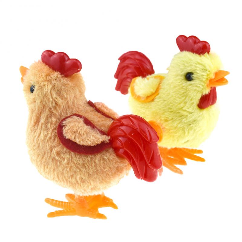 Plush Wind Up Chicken Toy