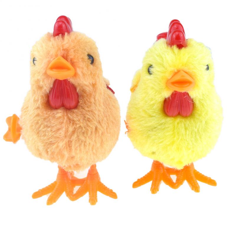 Plush Wind Up Chicken Toy