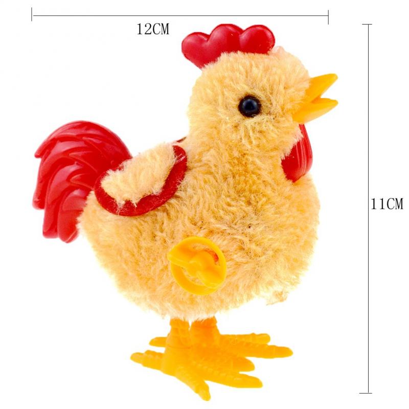 Plush Wind Up Chicken Toy