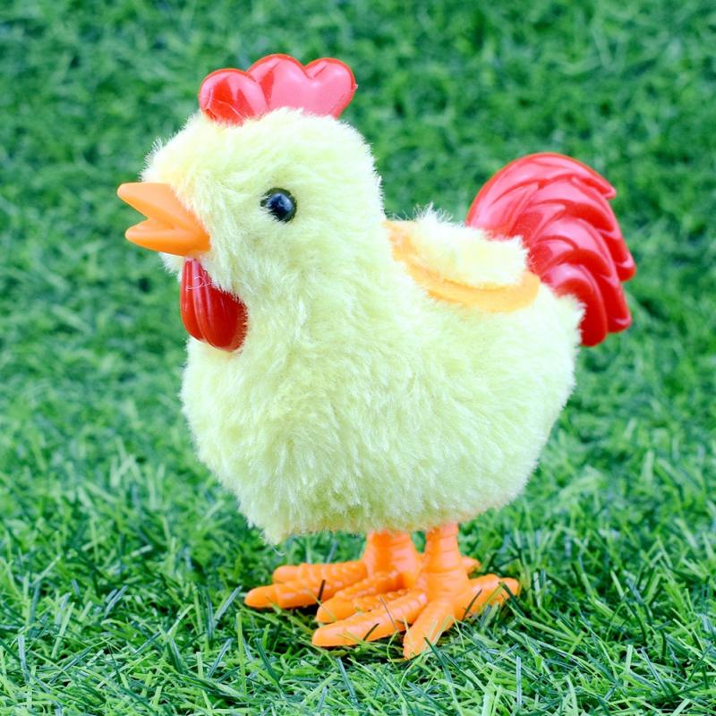 Plush Wind Up Chicken Toy