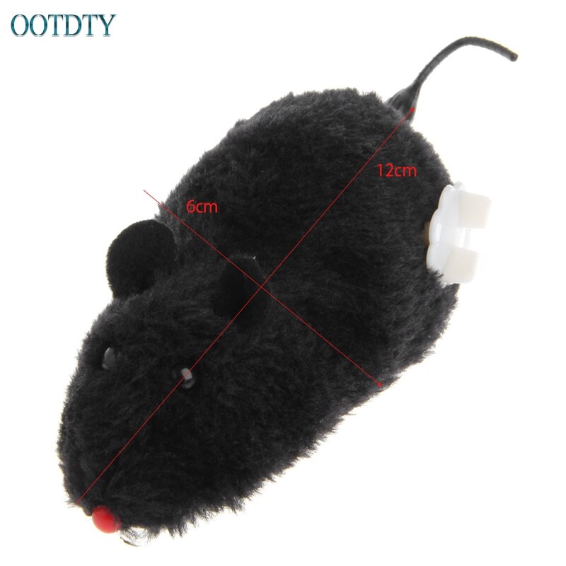 Plush Wind Up Mouse Toy for Cats
