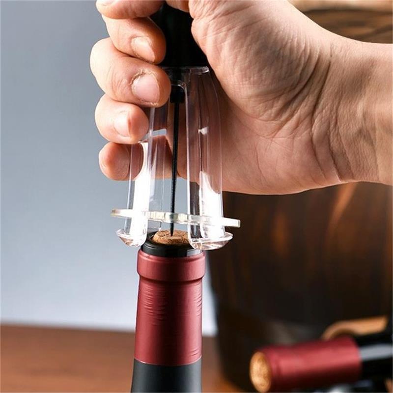 Pneumatic Pump Wine Opener Bottle Opener Corkscrew With Stainless Steel Needle Pin Type Cork Out Tool Easy To Clean