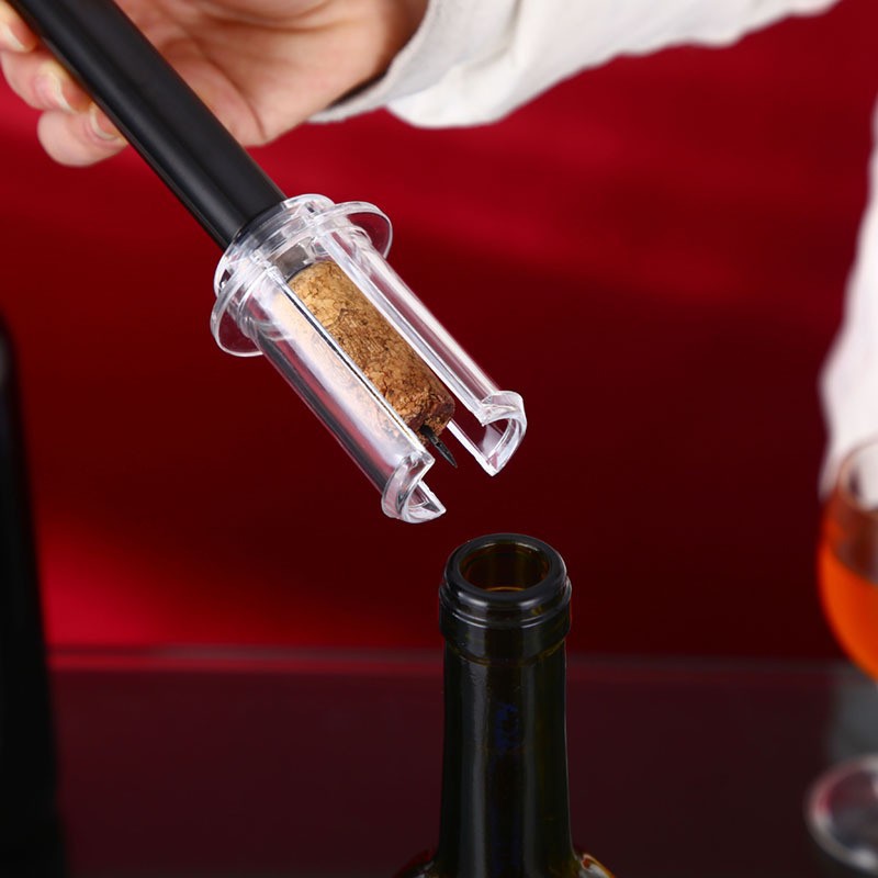 Pneumatic Pump Wine Opener Bottle Opener Corkscrew With Stainless Steel Needle Pin Type Cork Out Tool Easy To Clean