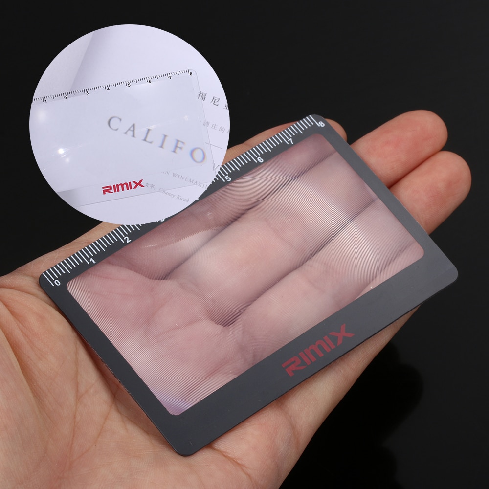 Pocket Credit Card Size Magnifier
