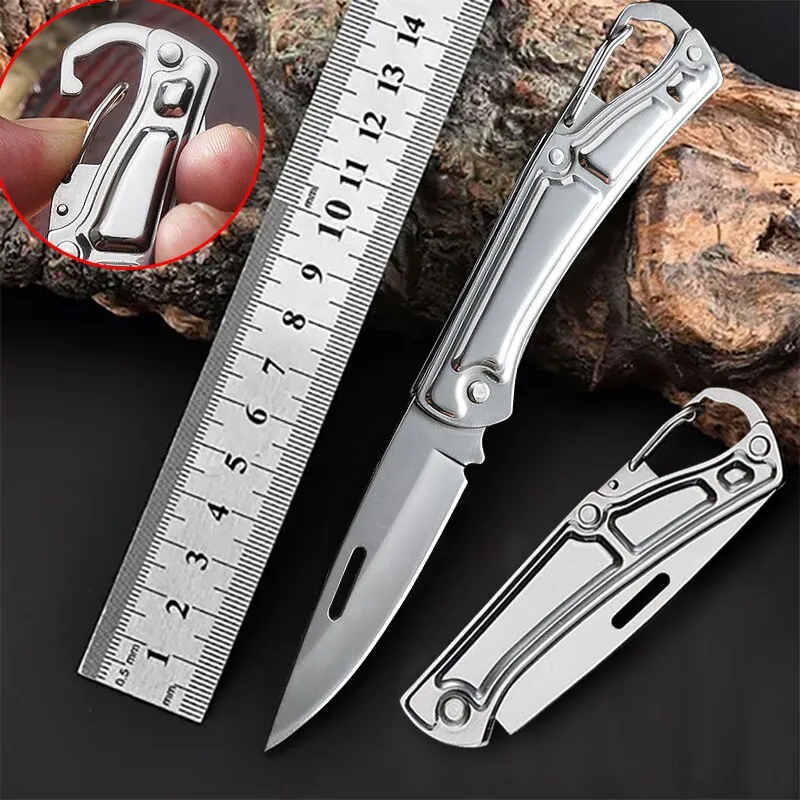 Pocket Folding Fruit Knife Stainless Steel Outdoor Knife with Non-slip Handle for Kitchen Accessories Pocket Folding Fruit Knife Stainless Steel Outdoor Knife with Non-slip Handle for Kitchen Accessories