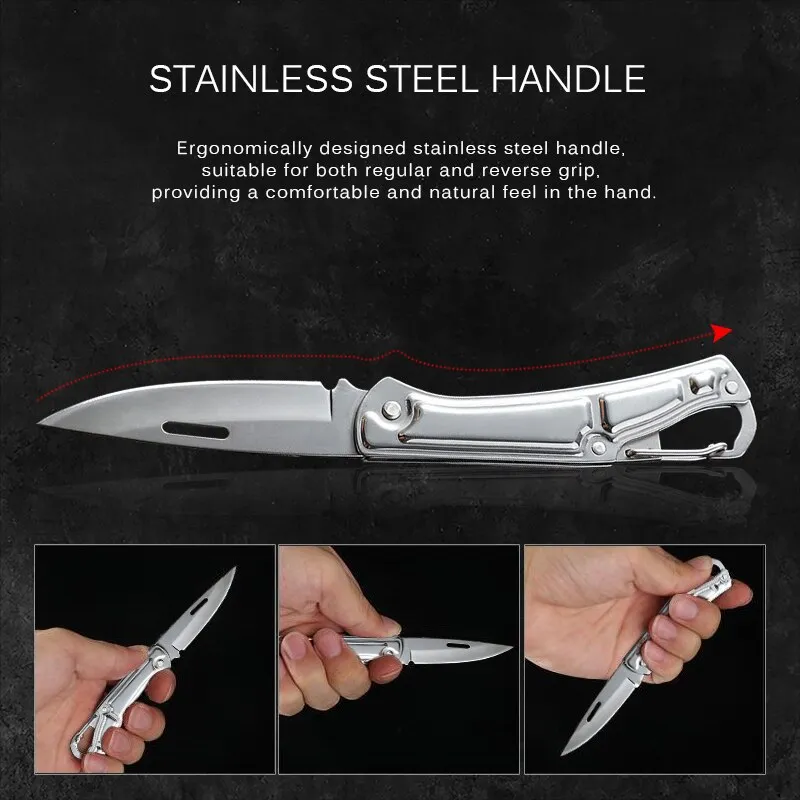 Pocket Folding Fruit Knife Stainless Steel Outdoor Knife with Non-slip Handle for Kitchen Accessories Pocket Folding Fruit Knife Stainless Steel Outdoor Knife with Non-slip Handle for Kitchen Accessories