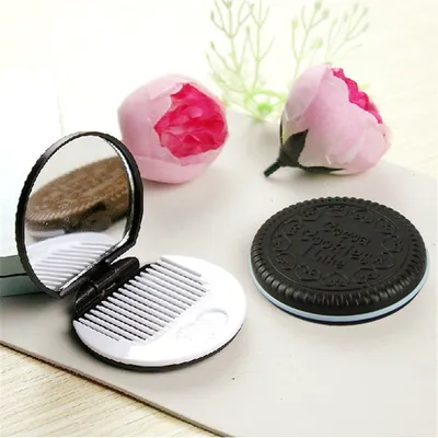 Pocket Mirror Comb Cookie Design Pocket Mirror Comb Cookie Design