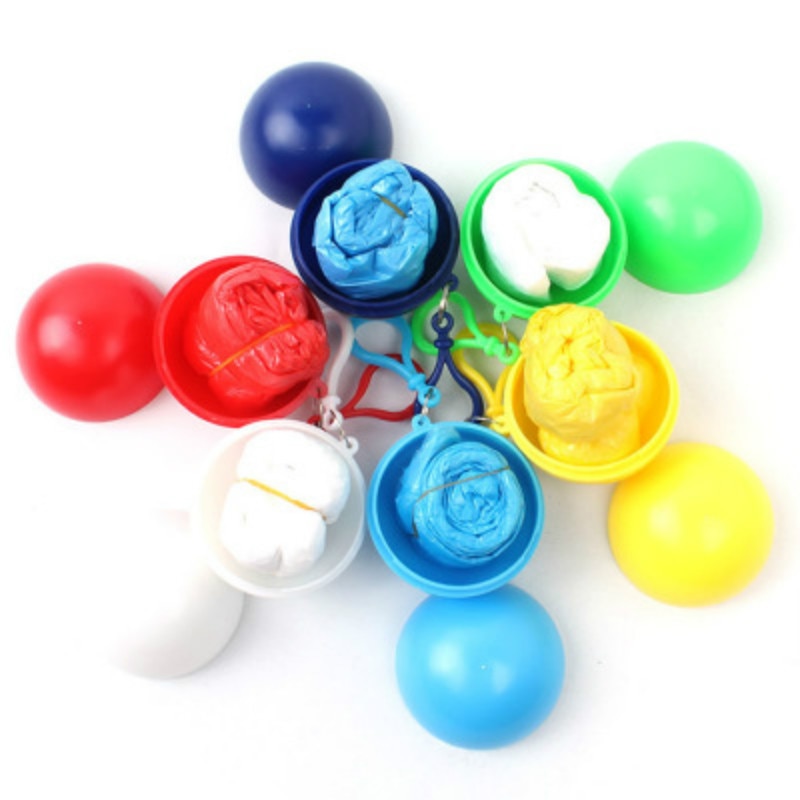 Pocket Raincoat with Ball Keychain Container Pocket Raincoat with Ball Keychain Container