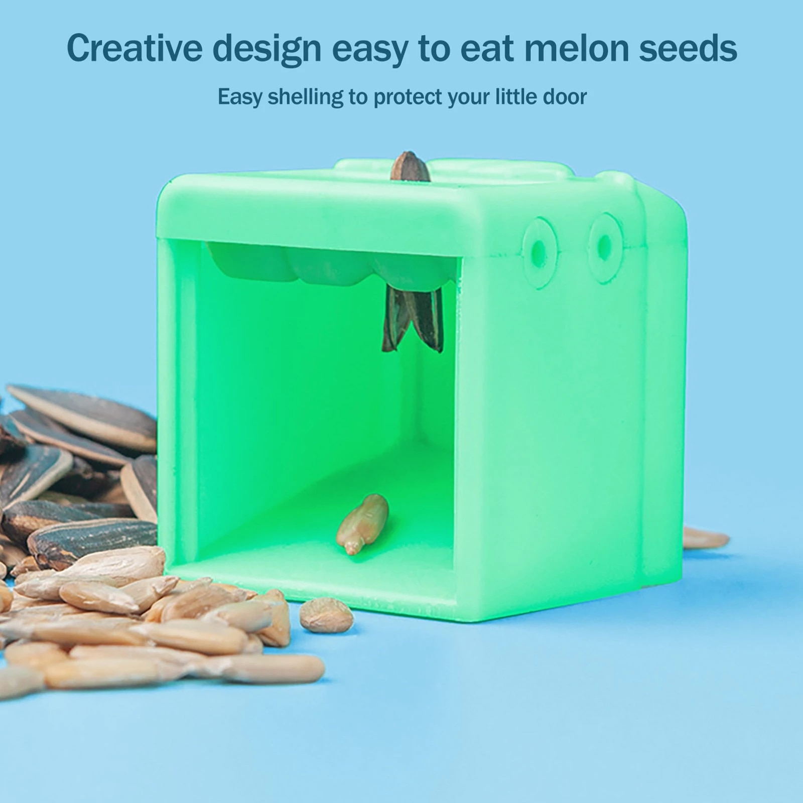 Pocket-Size Sunflower Seed Peeler Tool