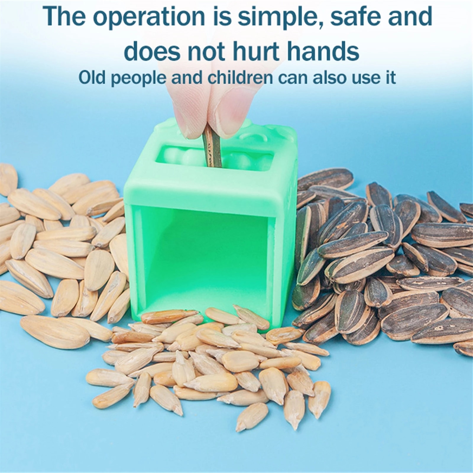 Pocket-Size Sunflower Seed Peeler Tool