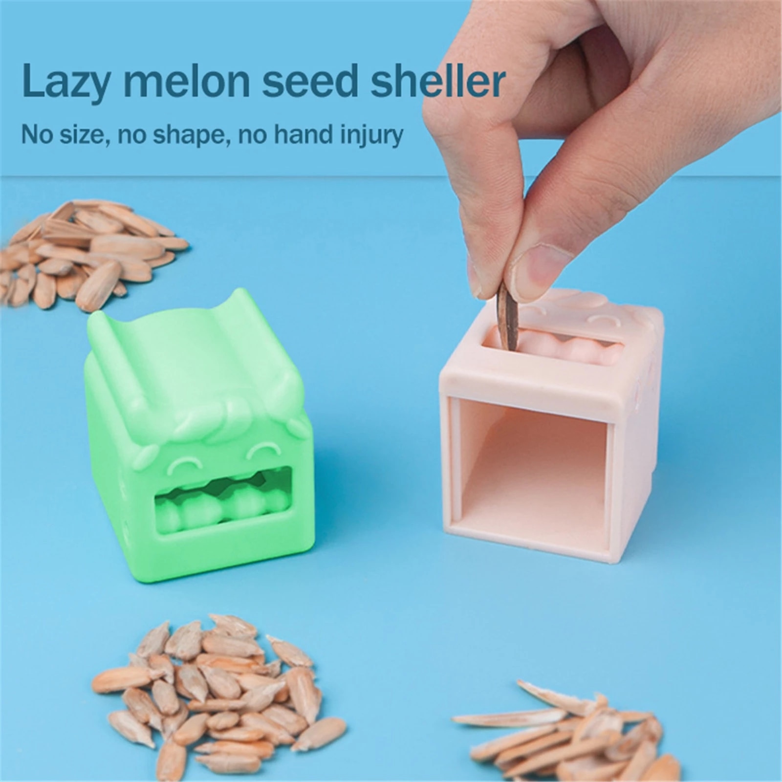 Pocket-Size Sunflower Seed Peeler Tool