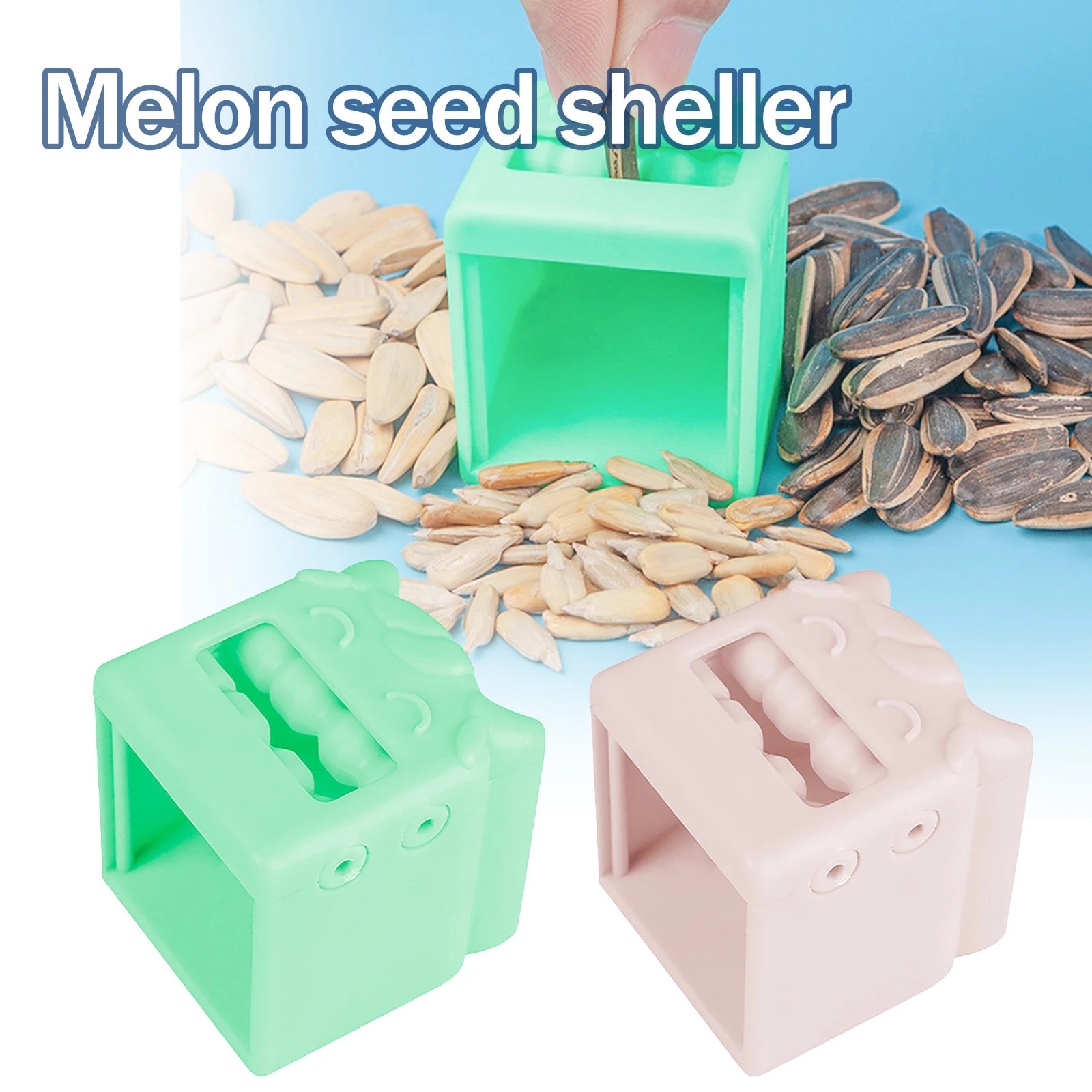 Pocket-Size Sunflower Seed Peeler Tool