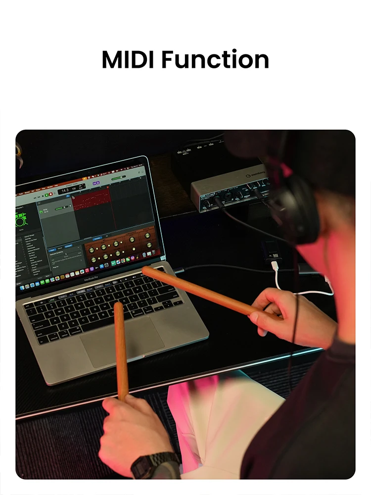 PocketDrum 2 MAX Somatosensory Digital Electronic Air Drum Stick Set Drumsticks and Foot Pedals and Bluetooth Adapter PocketDrum 2 MAX Somatosensory Digital Electronic Air Drum Stick Set Drumsticks and Foot Pedals and Bluetooth Adapter