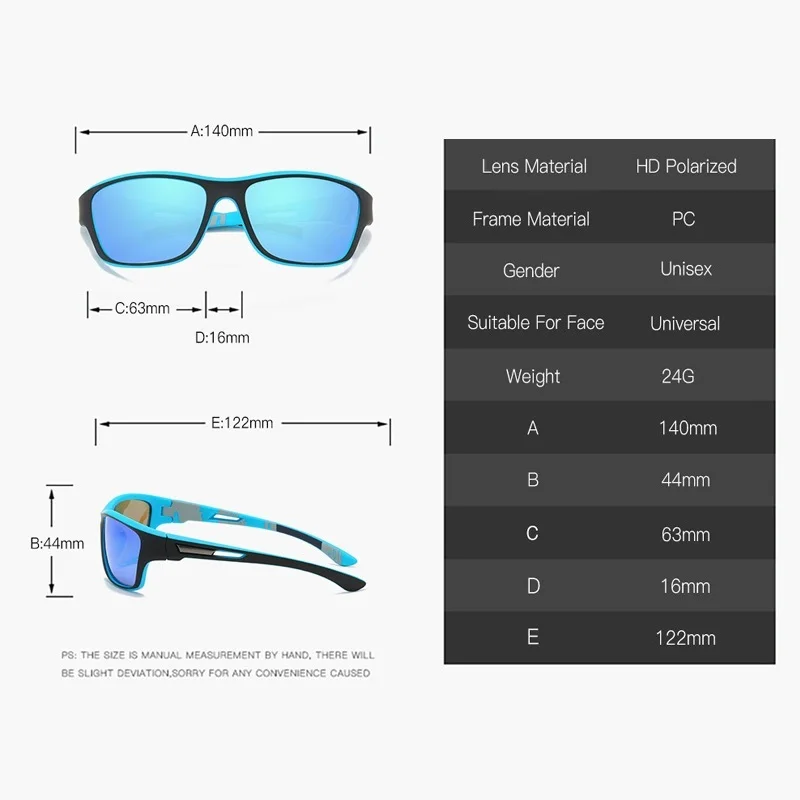 Polarized Fishing Sunglasses With Glasses Chain Unisex Driving Hiking Sun Glasses Fishing Anti-glare UV400 Eyewear Polarized Fishing Sunglasses With Glasses Chain Unisex Driving Hiking Sun Glasses Fishing Anti-glare UV400 Eyewear